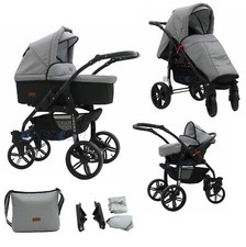 Kombi Kinderwagen 3in1 Babywanne Sportwagen Autositz Babyschale Schwenkräder NEU