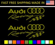 Audi Racing Stickers 2X Decal