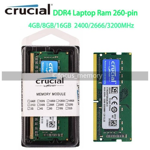Crucial 4gb 8gb - 8gb, 16gb