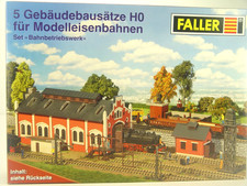 Bahnbetriebswerk Set - Faller  HO Bausatz   1:87 -   188204    #587  #E gebr.