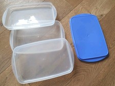 3-fach FRISCHHALTE-DOSEN  AUFSCHNITT-KÄSE-KÜHLSCHRANKDOSEN FRISCHHALTEDOSEN groß