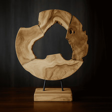 Teak Deko Teakholz Skulptur