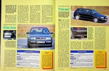 Sport Auto 02/1994 VW Golf III VR6 von Hartmann mit 192PS im TEST auf einer Seit