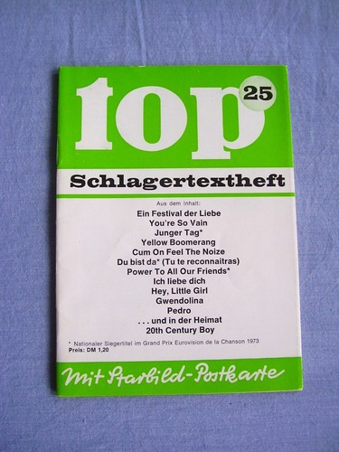 Top schlagertextheft 25 - top,