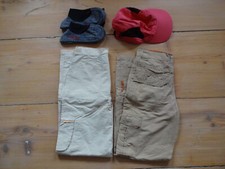 Wie neu 2 Wanderhosen Gr. 152 alive, 2 Paar Wandersocken Falke Gr. 39-40 & Käppi