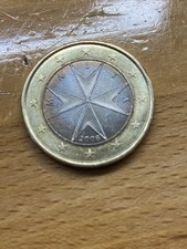 1 Euro Münze Malta 2008 mit