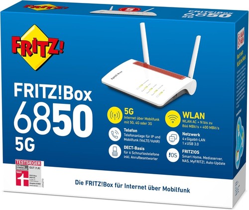 Avm fritz box - 6850, 5g