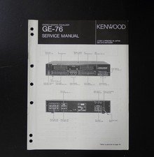 Original KENWOOD GE-76 Graphic