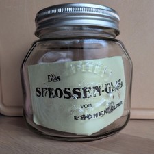 Sprossenglas Keimglas mit