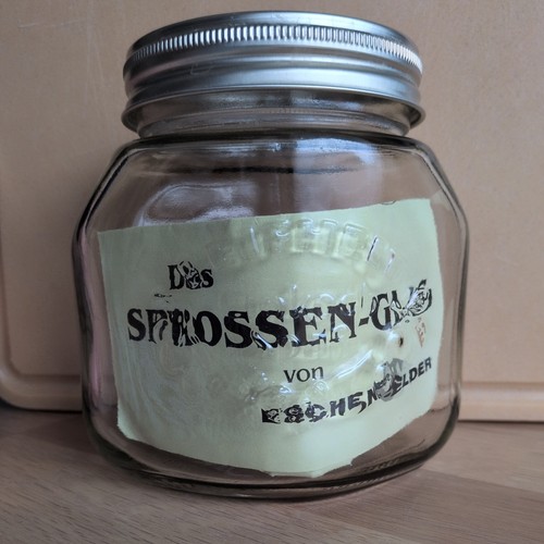 Sprossenglas keimglas mit - sprossenglas,