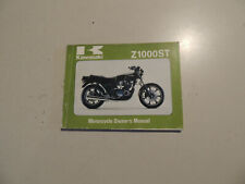 . Kawasaki Z 1000 ST Z1000-E2 Rider s Owner s manual Fahrerhandbuch (Englisch)