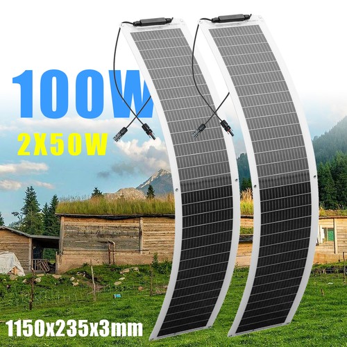 100w flexibel solarpanel - 100w,
