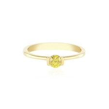 Goldplattierter Silberring mit