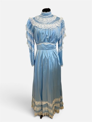 Puderblau viktorianischer stil - puderblau,