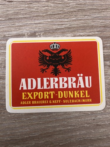 Bieretikett adler brauerei - bieretikett, adler-brauerei