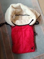 Schlitten-Kindersack Gebraucht Wie Neu Rot