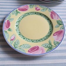 V&B SWITCH SUMMERHOUSE A ROSE Frühstücksteller  normal gebraucht   VILLEROY&BOCH