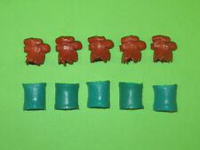 Timpo Toys   10 Pferde Sattel und Decken für Cowboy Mexikaner  Indianer Figuren