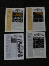 Glass Audio 1-4 1992 vollst. amerik. Kultmagazin für Röhrenverstärker Selbstbau 
