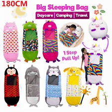 Schlafsack Einhorn Kuscheltierschlafsack Kinder Kissen Kinderschlafsack Camping