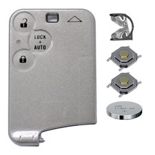 Key Card Gehäuse für Renault Smartcard Zünd Schlüssel Fernbedienung Mikrotaster