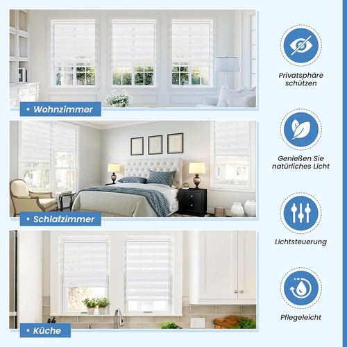 Doppelrollo fensterrollo duo - doppelrollo,