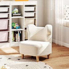 AIYAPLAY Kindersessel mit Teddyfleece-Optik, Bärenform für Kinderzimmer