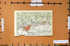 Original alter antiker Druck