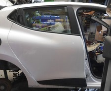 Tür hinten rechts Renault Clio 4 (X98) Arktikweiss OV369 Weiß