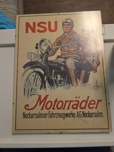 Nsu motorräder poster - motorräder, plakat