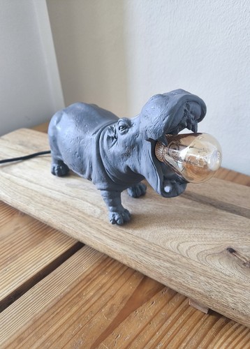 Hippo nilpferd tischlampe - nilpferd, tischlampe-