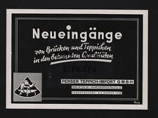 BERLIN, Werbung 1937, Perser