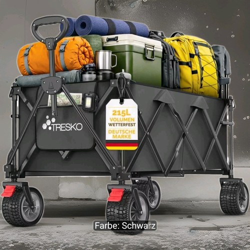 Tresko bollerwagen faltbar - tresko®,