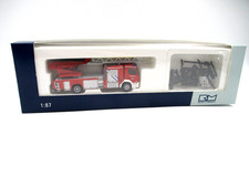 Rietze  71635  1:87 - MB Atego Magirus '2019 DLK Feuerwehr Ergolding in OVP.