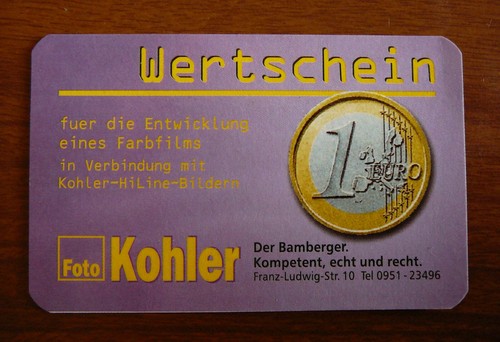Gutscheinkarte für
