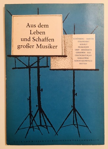 Aus dem leben und schaffen - leben,