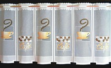  Kaffee Scheibengardine Küche Cafe Gardine Küchengardine Bistrogardinen  Neu