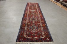 Antik handgeknüpfter Alte Perser heriz läufer 331 x 75 cm  ca 90 jahre alt