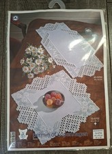 Permin Of Copenhagen Counted Hardanger Tischdecke Danish Needlework 40 x 40 DMC