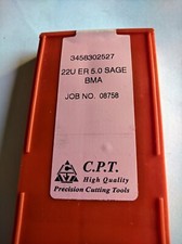 CPT Gewindeplatten 22U ER 5,0 SAGE BMA für Sägegewinde (8 Stück)