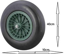 Ersatzrad 400x100 mm XL Rad für Schubkarre PU geschäumt für Fort