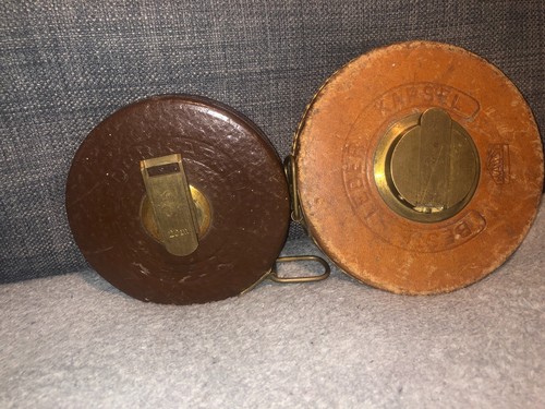 Vintage rollbandmaß - 2x,