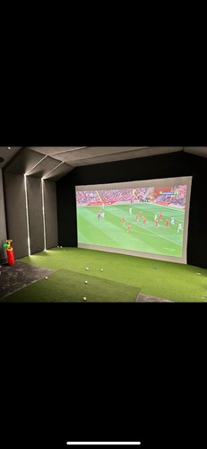 Golfsimulator impact screen - golfsimulator,