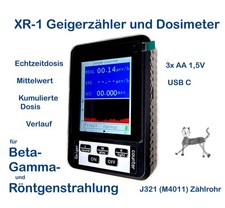 Geigerzähler dosimeter xr 1 - +, xr-1