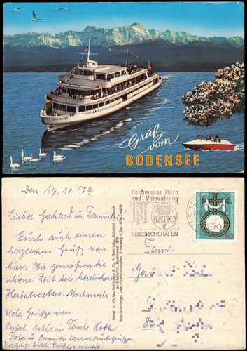 Ansichtskarte der bodensee - ,
