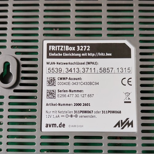 Fritz box 3272 wlan - fritz!box,