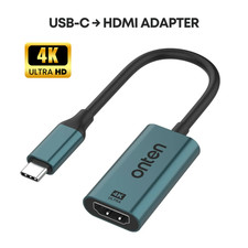 USB C auf zu HDMI Adapter 4K 30Hz Konverter Thunderbolt 3 DisplayPort Alt Mode
