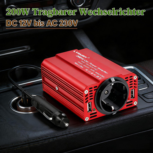 Auto spannungswandler 200w - auto,
