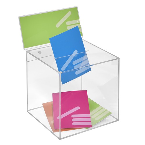 Losbox aus acrylglas - losbox,