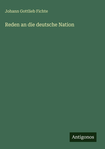 Reden die deutsche nation - an,